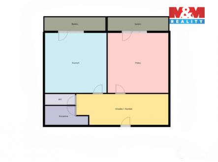 půdorys.jpg | Prodej bytu, 1+1, 51 m²