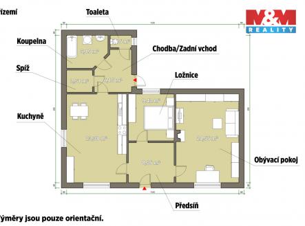 půdorys.jpg | Prodej - chata/rekreační objekt, 80 m²