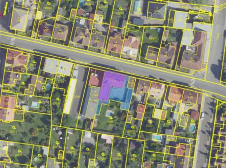 katastrální mapa | Pronájem - obchodní prostor, 12 m²