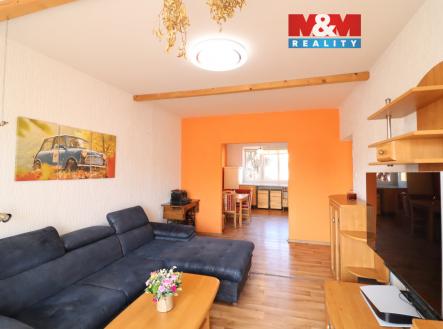 obývací pokoj . | Prodej bytu, 3+1, 70 m²