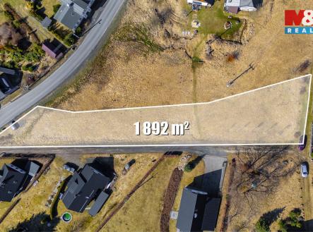 Pohled na pozemek | Prodej - pozemek pro bydlení, 1 892 m²