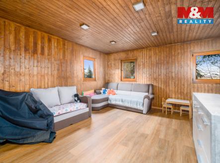 Obývací pokoj | Prodej - chata/rekreační objekt, 32 m²