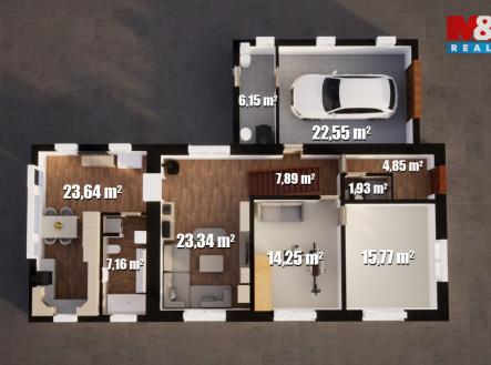 Půdorys | Prodej - dům/vila, 224 m²