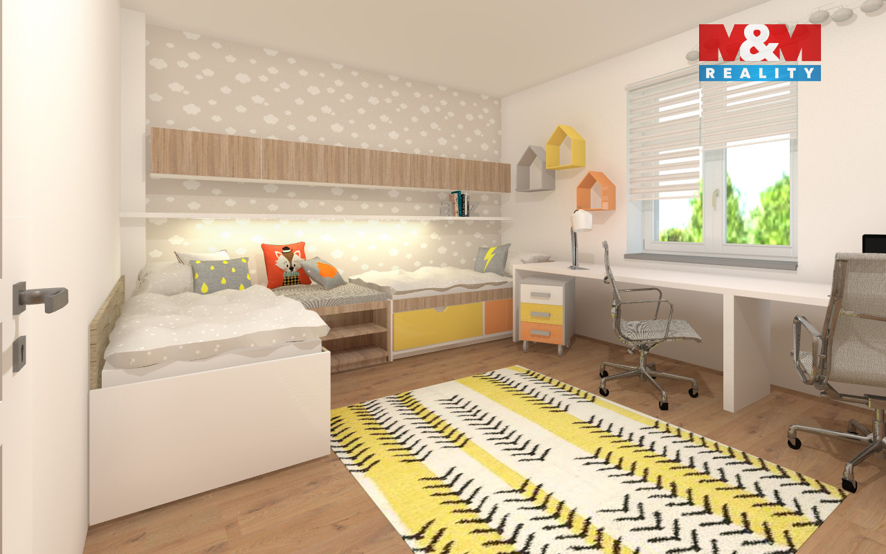 dětský pokoj vizualizace