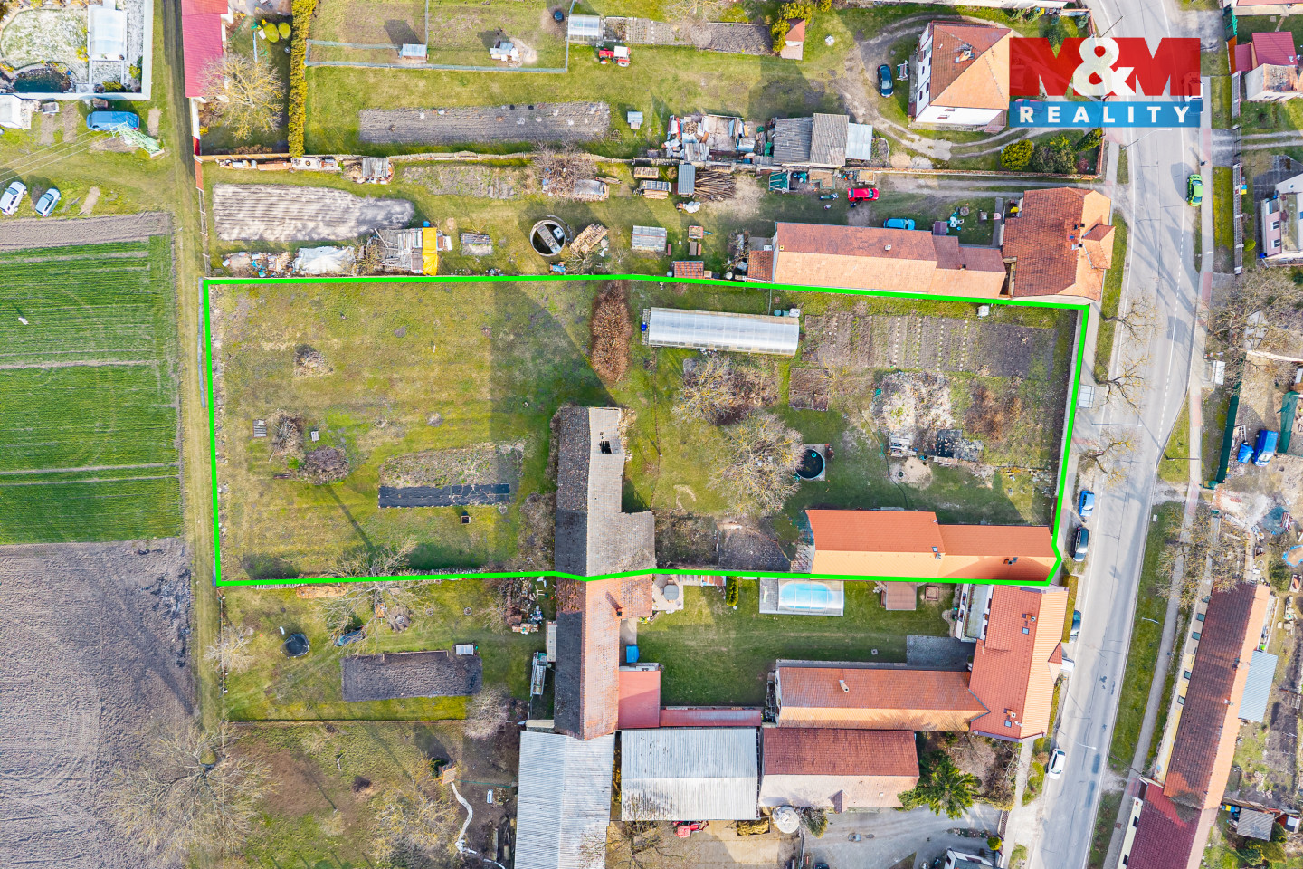 ohraničení parcely