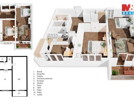 půdorys  .jpg | Prodej bytu, 2+1, 64 m²