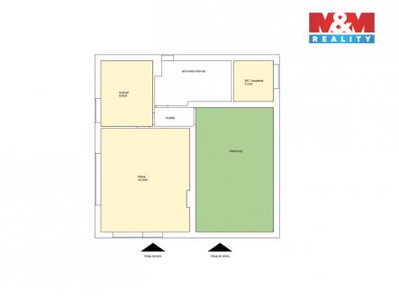 půdorys.jpg | Pronájem bytu, 1+1, 36 m²