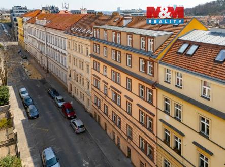 Pohled na budovu | Prodej bytu, 2+kk, 35 m²