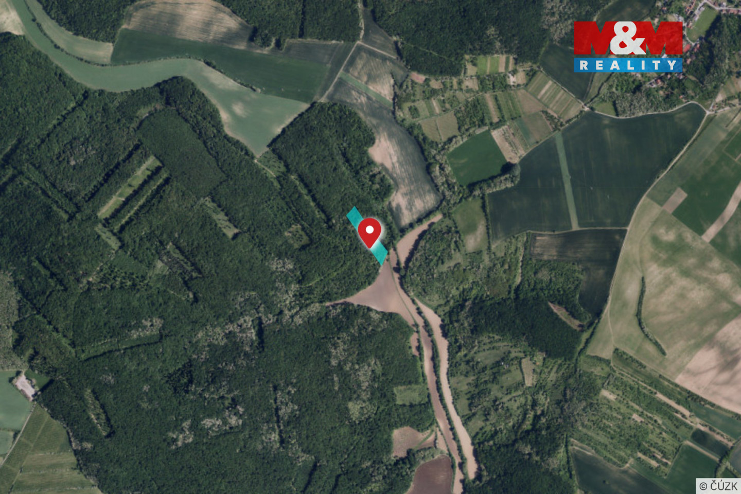 Mapa okolí Klobouky u Brna les.jpeg