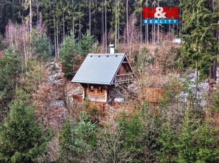 Letecký pohled | Prodej - chata/rekreační objekt, 40 m²