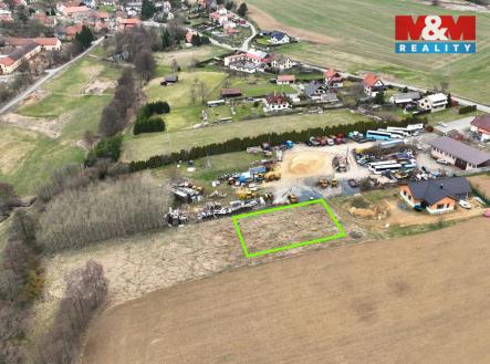pohled z dronu | Prodej - pozemek pro bydlení, 2 569 m²