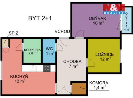 2D půdorys-Mohelnice(3).jpg | Prodej bytu, 2+1, 54 m²