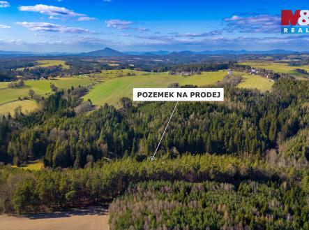 Letecký pohled | Prodej - pozemek, les, 23 199 m²