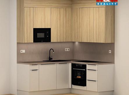 Kuchyňská linka 14.jpeg | Pronájem bytu, 1+kk, 35 m²