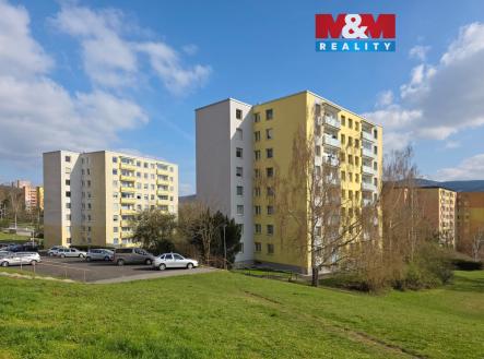 pohled na dům | Pronájem bytu, 1+kk, 32 m²