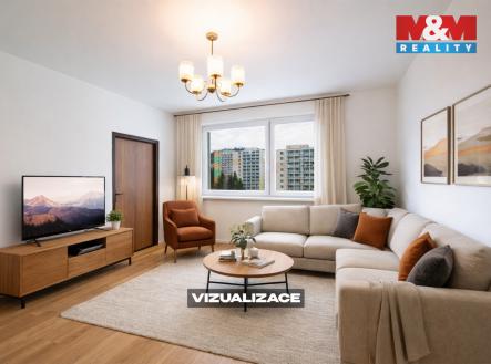 Vizualizace | Prodej bytu, 3+1, 65 m²