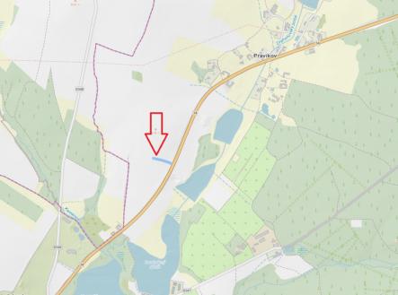 Snímek z KN.jpg | Prodej - pozemek, zemědělská půda, 1 797 m²