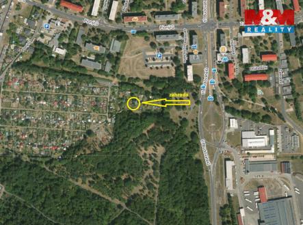 ortofoto mapa 2.jpg | Prodej - pozemek, zahrada, 370 m²