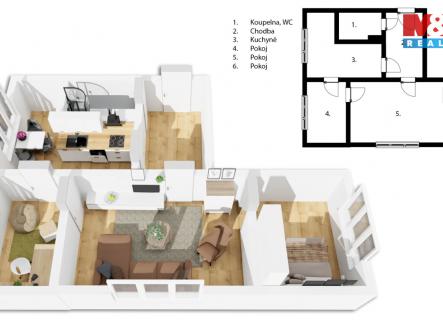 půdorys (3).jpg | Prodej bytu, 3+1, 62 m²