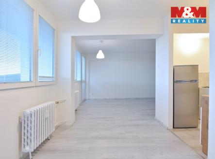 Obývací pokoj + KK | Pronájem bytu, 1+kk, 41 m²
