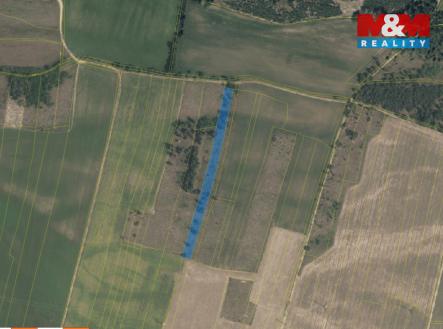 Ortofoto | Prodej - pozemek, les, 5 891 m²