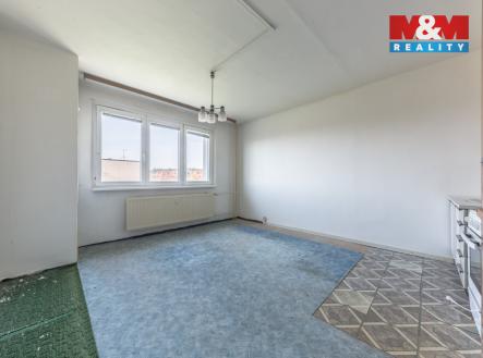 Obývací pokoj s kuchyňským koutem | Prodej bytu, 2+kk, 43 m²