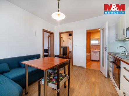 Obývací pokoj s kuchyní.jpg | Prodej bytu, 1+1, 37 m²