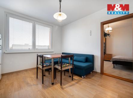 Obývací pokoj s kuchyní.jpg | Prodej bytu, 1+1, 37 m²