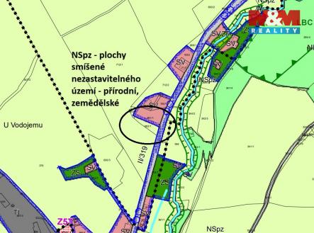Územní plán.jpg | Prodej - pozemek, trvalý travní porost, 609 m²