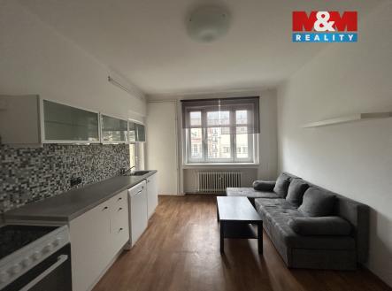 kuchyně | Pronájem bytu, 1+1, 46 m²