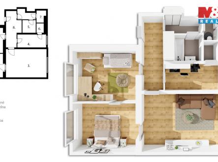 půdorys  (5).jpg | Prodej bytu, 3+1, 79 m²