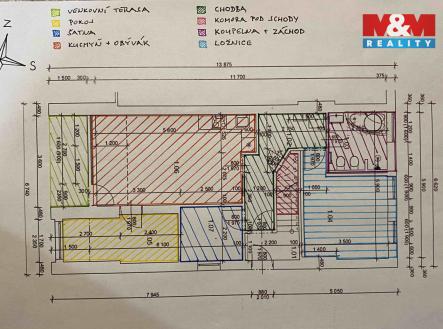 půdorys.jpeg | Pronájem bytu, 3+kk, 68 m²