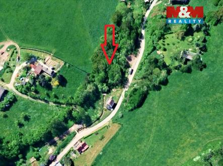 pohled na pozemek | Prodej - pozemek pro bydlení, 835 m²