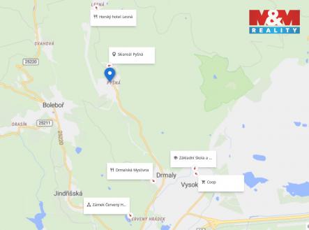 mapa okolí.jpeg | Prodej - pozemek pro bydlení, 859 m²