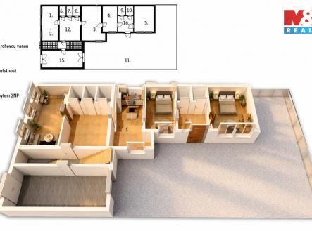 půdorys .jpg | Prodej bytu, 4+1, 140 m²