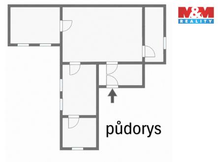 pudorys.jpg | Pronájem bytu, 4+kk, 68 m²