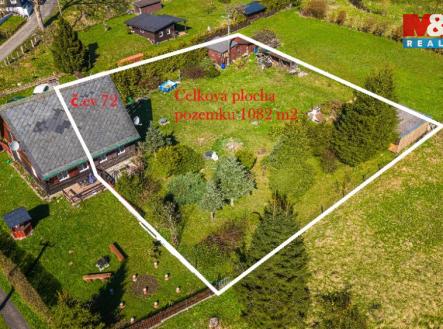Celková plocha pozemku | Prodej - chata/rekreační objekt, 62 m²