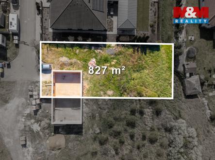 Pohled na nemovitost a okolí | Prodej - pozemek pro bydlení, 827 m²
