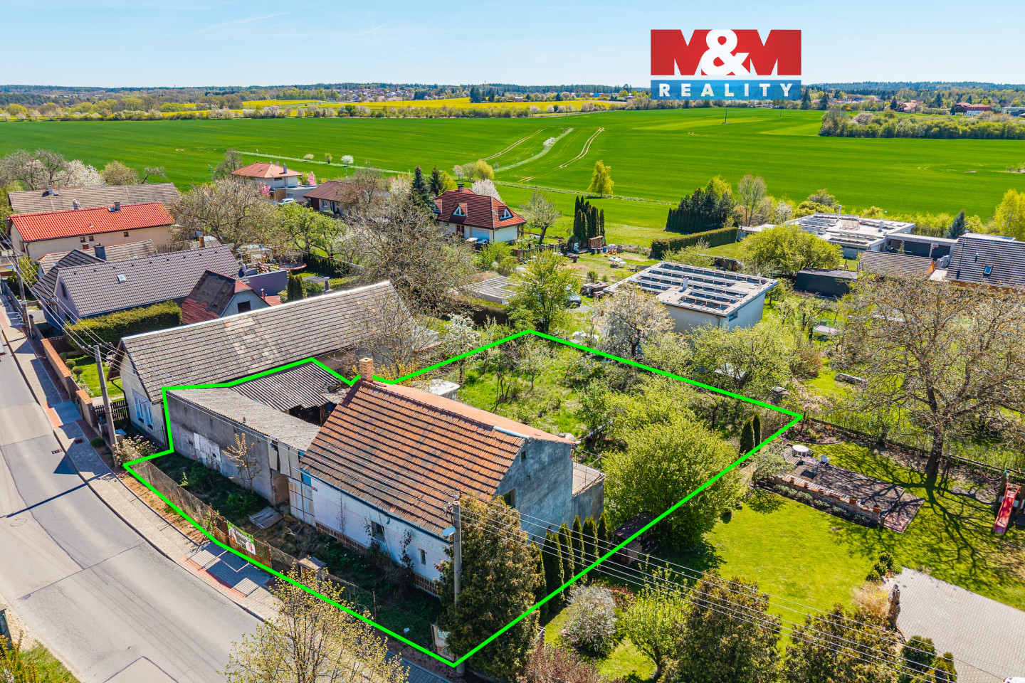 Prodej stavebního pozemku, 844 m², Pacov u Říčan, ul. Mírová