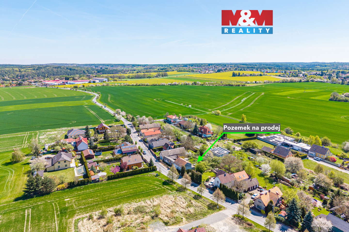 Prodej stavebního pozemku, 844 m², Pacov u Říčan, ul. Mírová