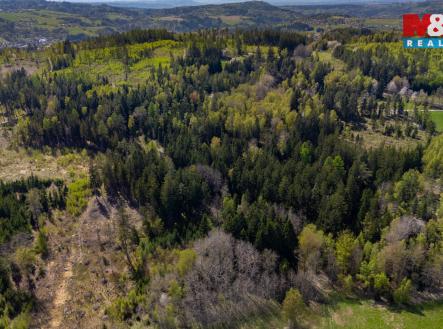 Letecký pohled | Prodej - pozemek, les, 11 203 m²