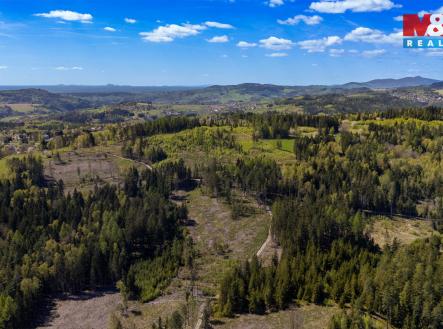 Letecký pohled | Prodej - pozemek, les, 11 203 m²