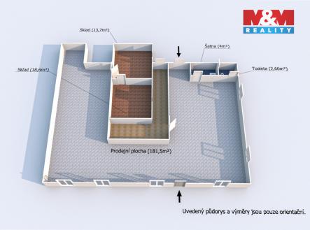 Půdorys.jpg | Pronájem - obchodní prostor, 220 m²