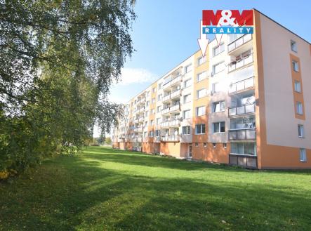 Pohled na dům | Pronájem bytu, 2+kk, 40 m²