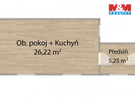 Rozměry 1 NP.jpg | Prodej - chata/rekreační objekt, 66 m²