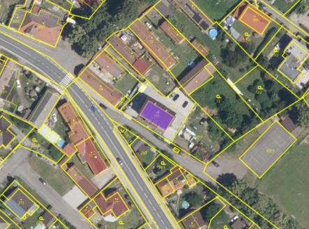 Katastrální mapa | Pronájem bytu, 2+kk, 58 m²
