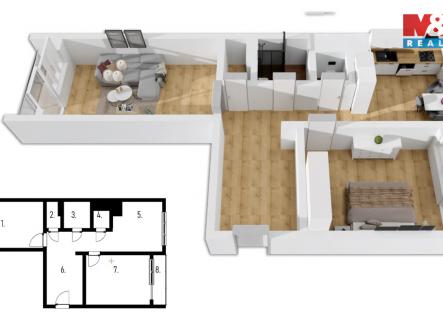 půdorys -4.jpg | Prodej bytu, 2+1, 67 m²