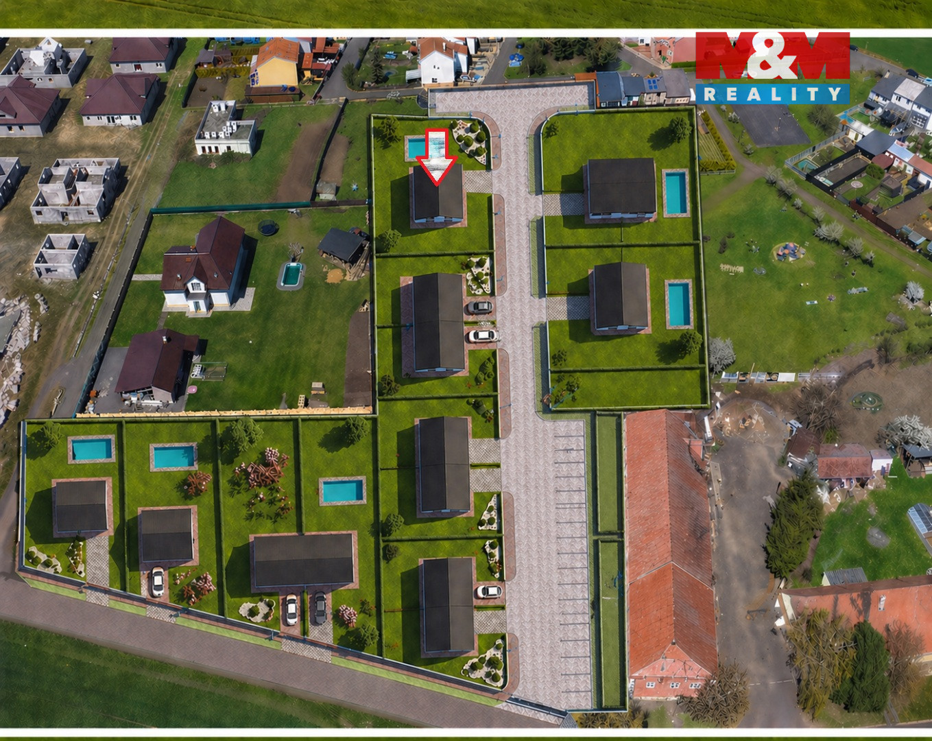 Prodej rodinného domu na klíč 6+1, 141 m², Račetice