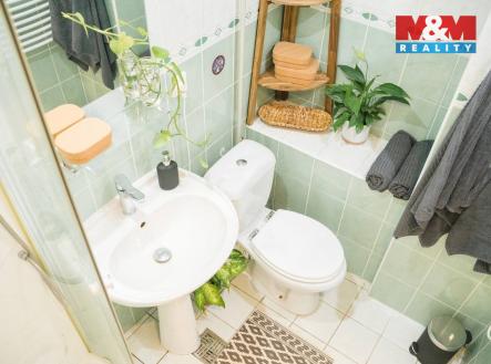 Koupelna | Pronájem bytu, 1+1, 35 m²
