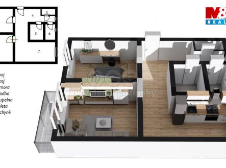 4392aece-db3c-401f-ba6a-c2c412b4f9e6.jpg | Pronájem bytu, 2+1, 59 m²